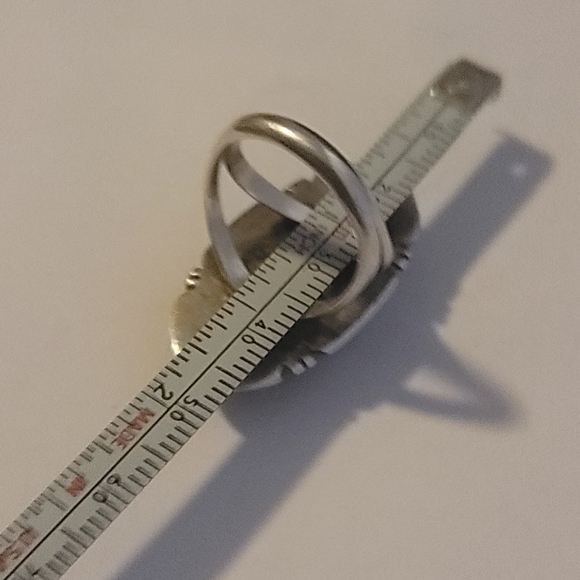 Navajo P.A Smith Sterling Silver Ring Sz5 - Picture 7 of 9